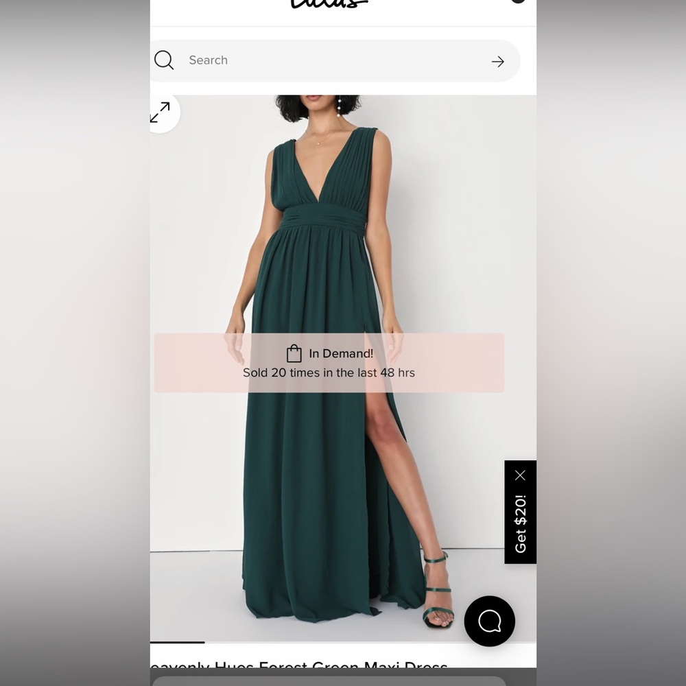 Lulus heavenly hues maxi dress